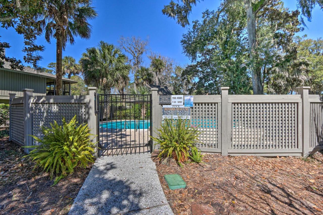 Coastal Oasis With Pool - Walk To Coligny Beach Park Гілтон-Гед-Айленд Екстер'єр фото