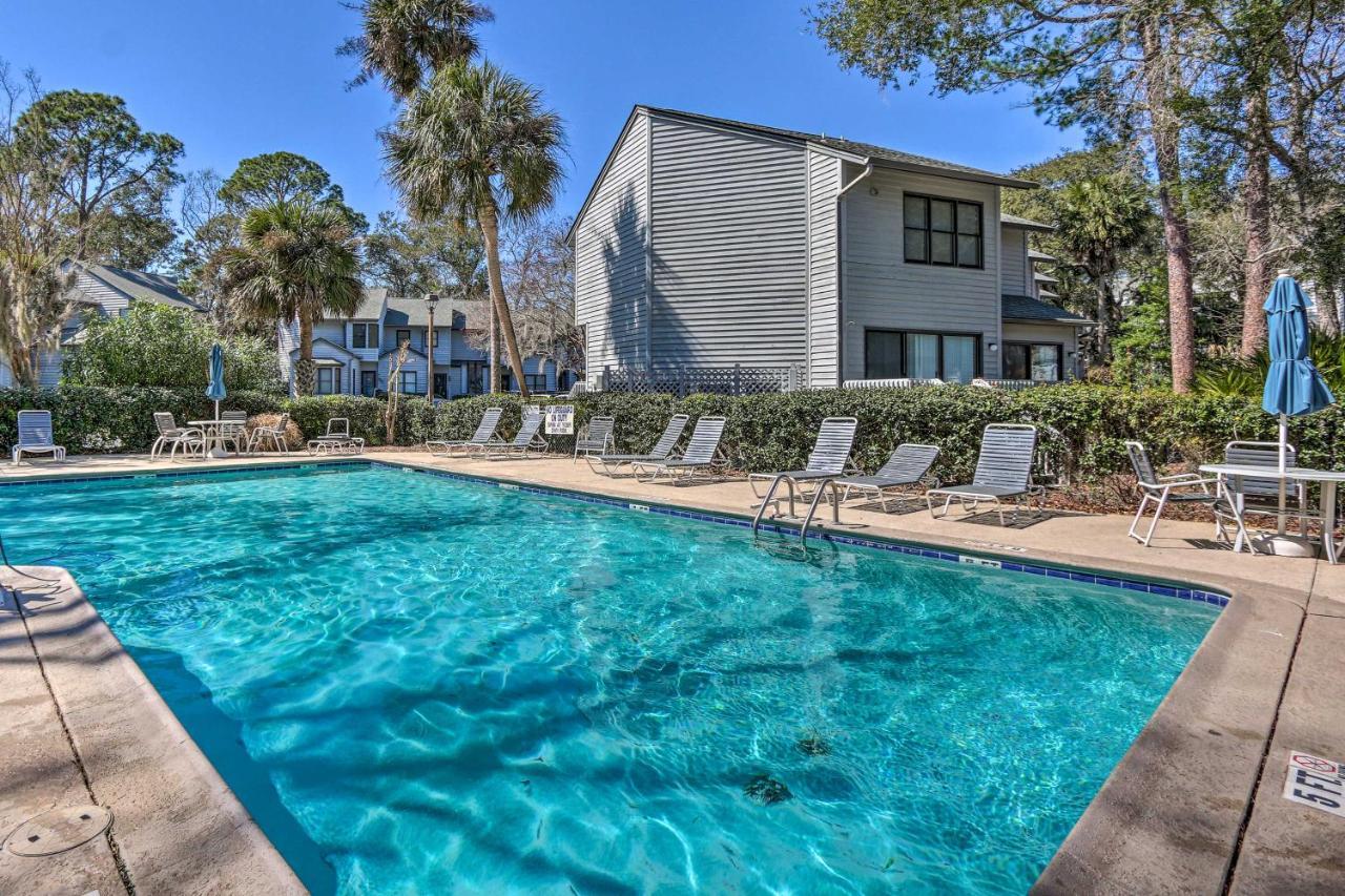 Coastal Oasis With Pool - Walk To Coligny Beach Park Гілтон-Гед-Айленд Екстер'єр фото