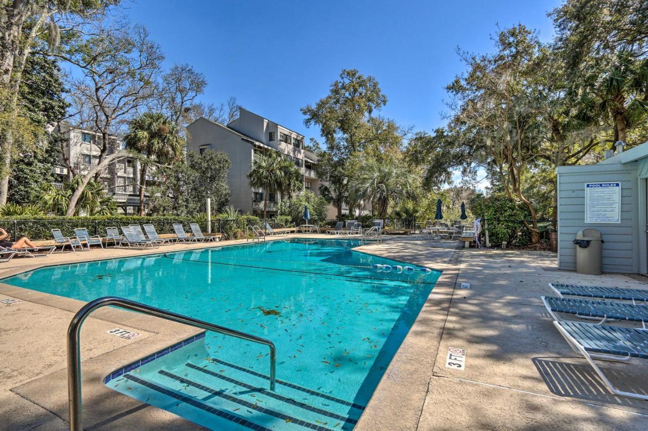 Coastal Oasis With Pool - Walk To Coligny Beach Park Гілтон-Гед-Айленд Екстер'єр фото